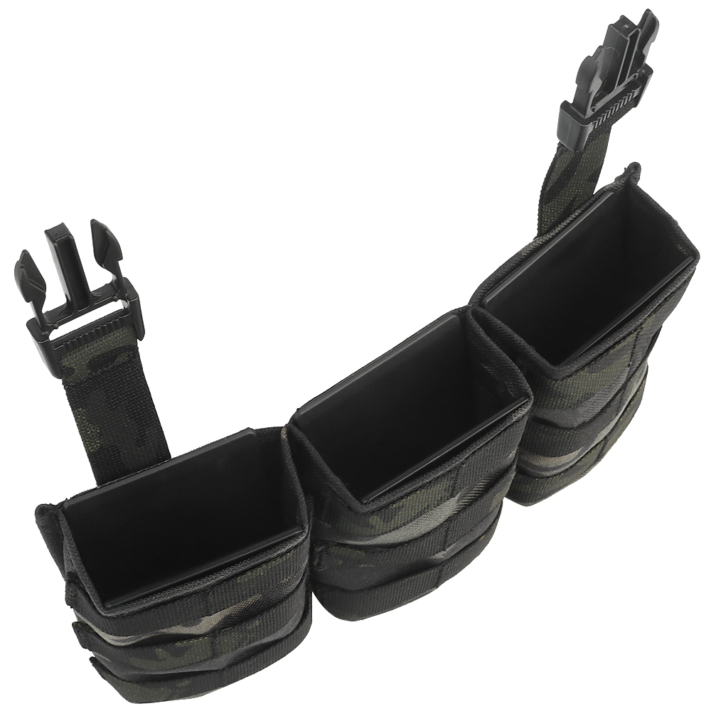 WOSPORT FAST 7.62 TRIPLE MAG POUCH (LONG) FRONT PANEL[WST-MG-F-24]