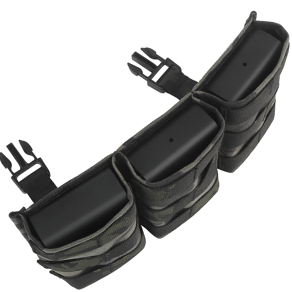 WOSPORT FAST 7.62 TRIPLE MAG POUCH (LONG) FRONT PANEL[WST-MG-F-24]