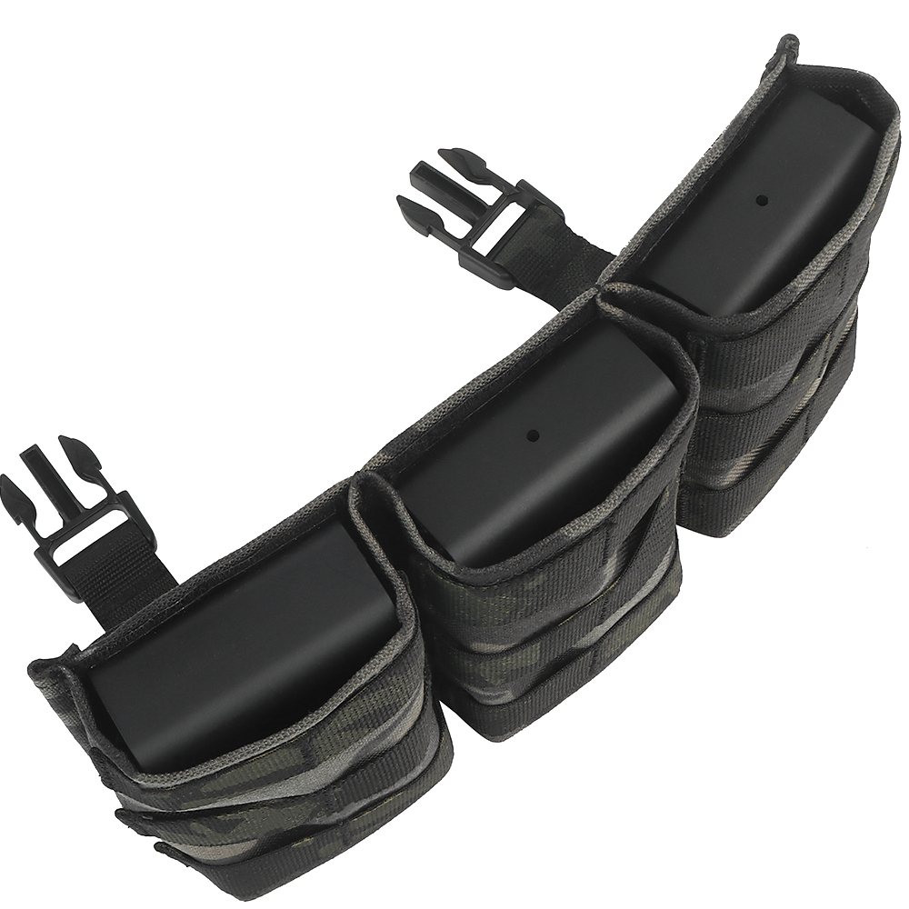 WOSPORT FAST 7.62 TRIPLE MAG POUCH (LONG) FRONT PANEL[WST-MG-F-24]