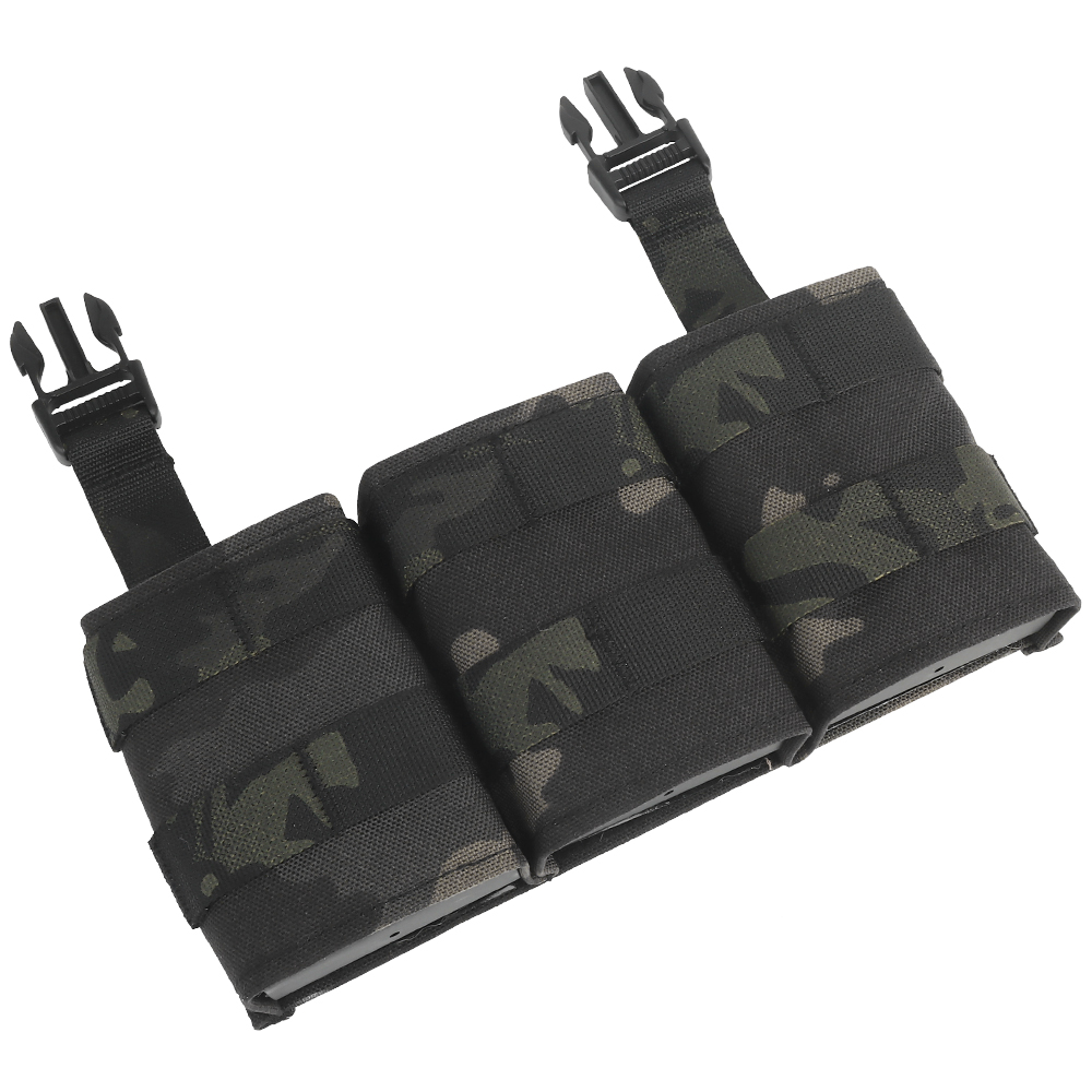 WOSPORT FAST 5.56 TRIPLE MAG POUCH (MEDIUM) FRONT PANEL[WST-MG-F-21]