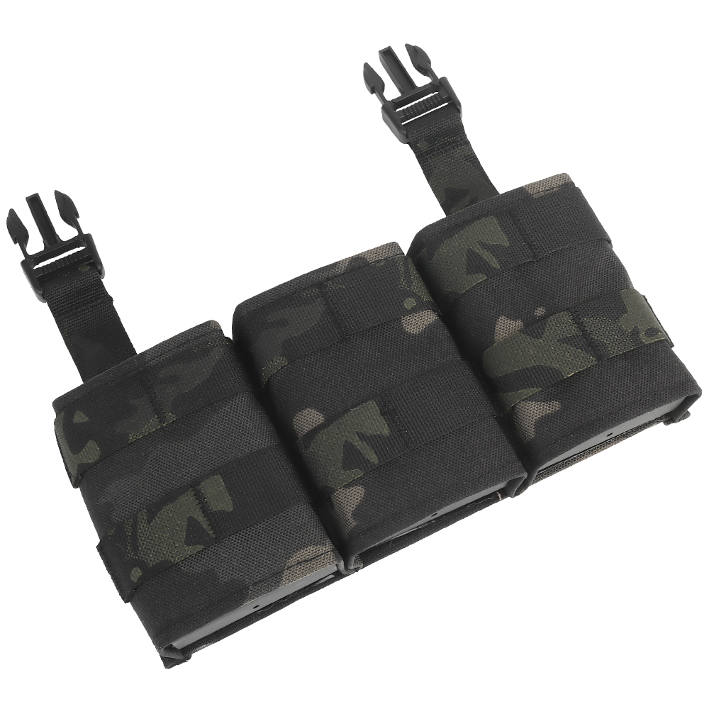 WOSPORT FAST 5.56 TRIPLE MAG POUCH (MEDIUM) FRONT PANEL[WST-MG-F-21]