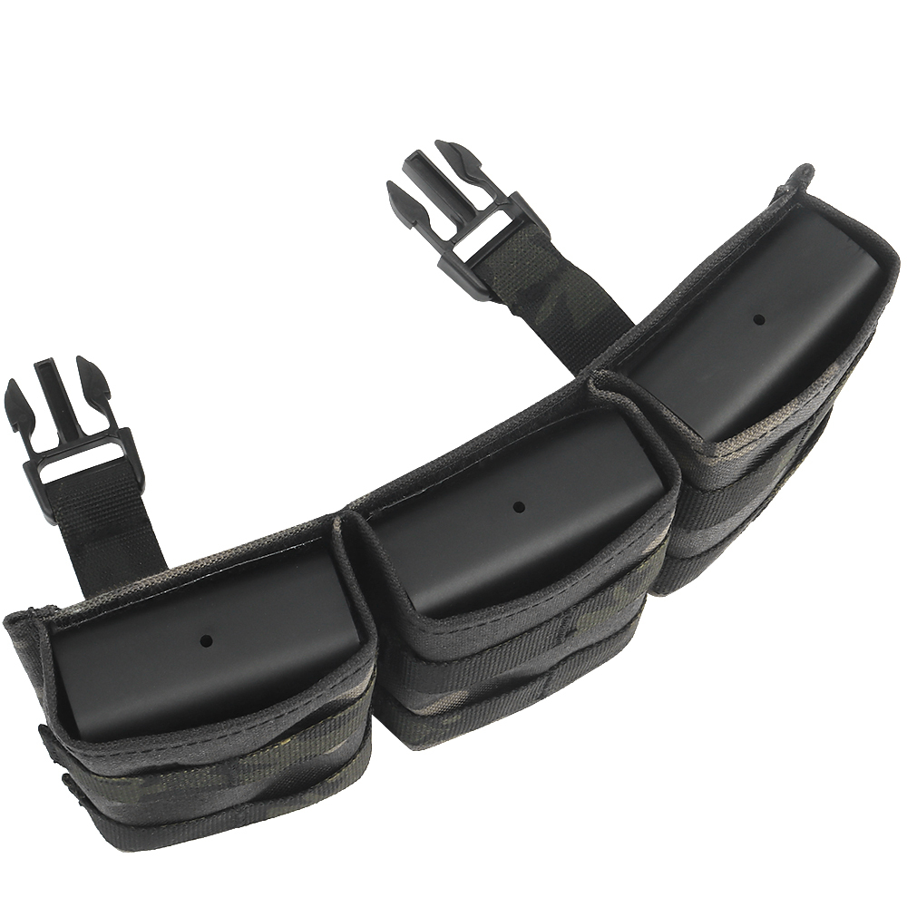 WOSPORT FAST 7.62 TRIPLE MAG POUCH (MEDIUM) FRONT PANEL[WST-MG-F-23]