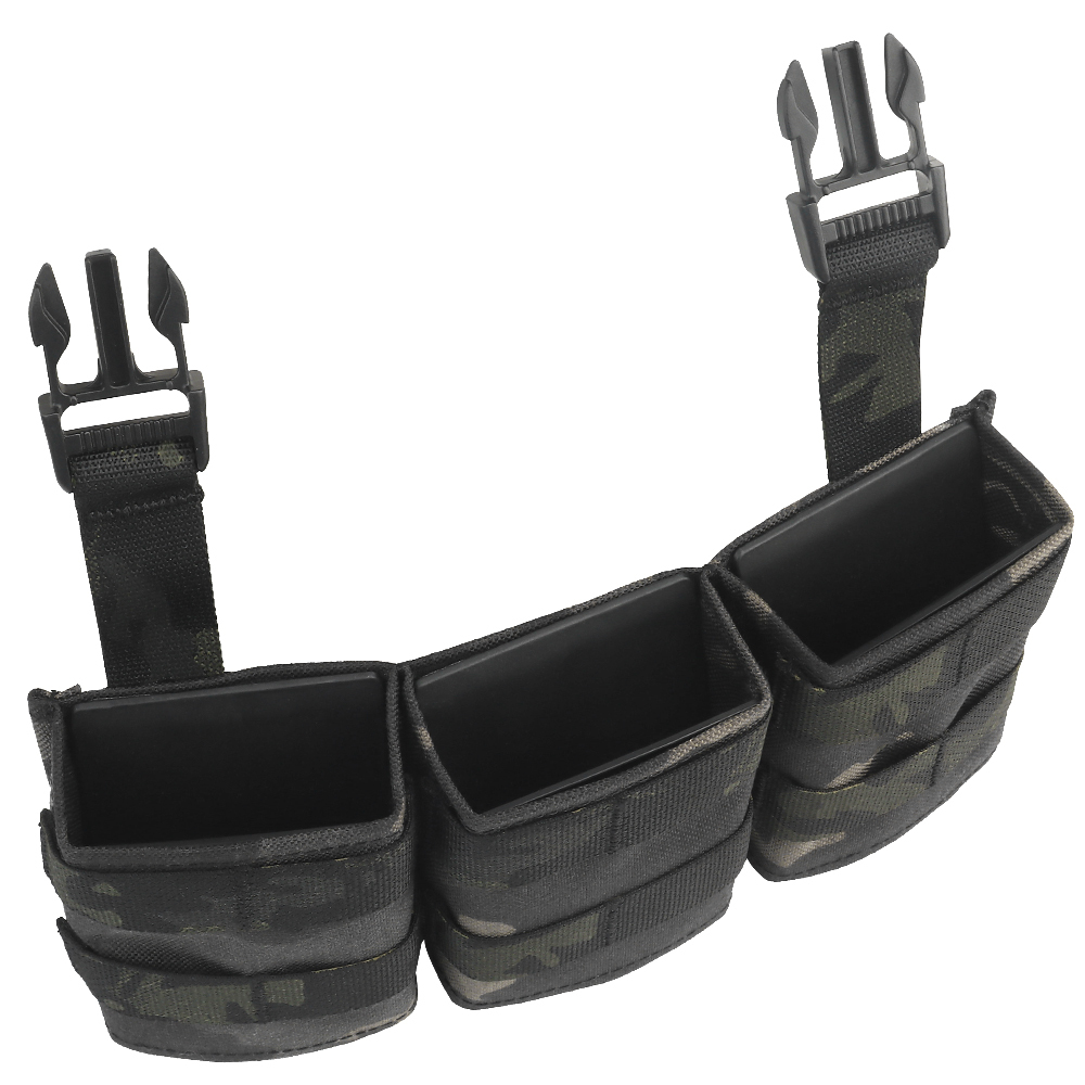 WOSPORT FAST 7.62 TRIPLE MAG POUCH (MEDIUM) FRONT PANEL[WST-MG-F-23]