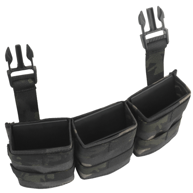 WOSPORT FAST 7.62 TRIPLE MAG POUCH (MEDIUM) FRONT PANEL[WST-MG-F-23]