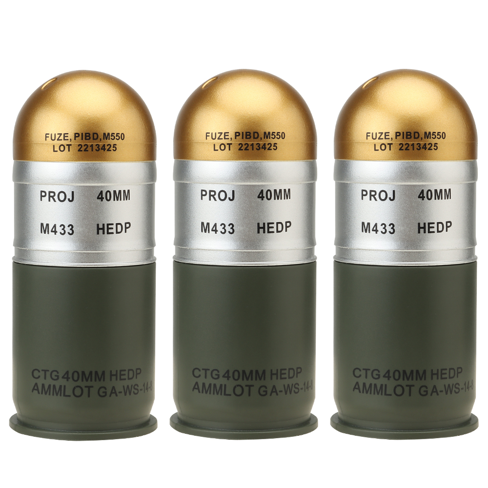 WOSPORT M433 DUMMY GRENADE SET [WST-EX-036]
