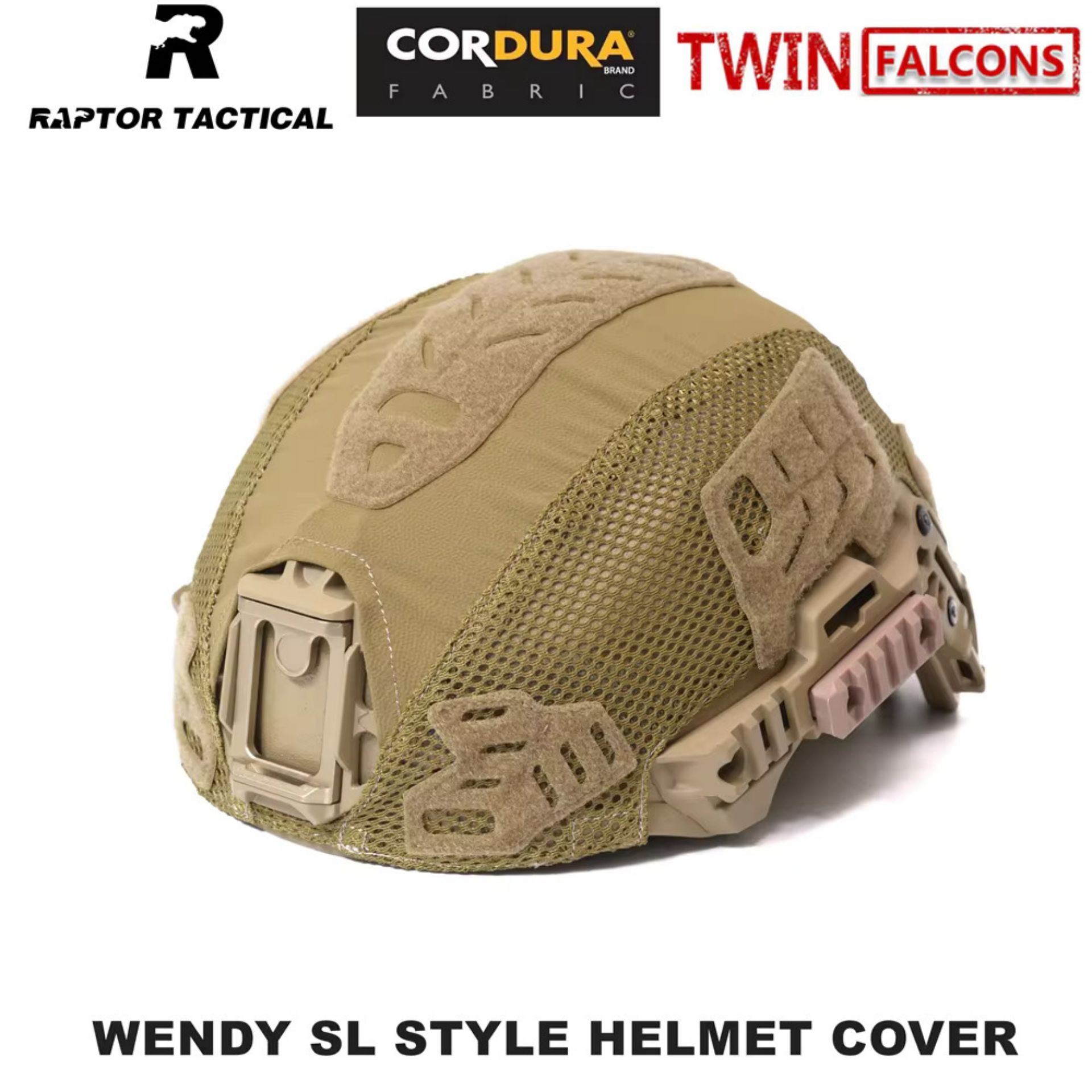 RAPTOR TACTICAL & TWINFALCONS WENDY SL STYLE HELMET COVER
