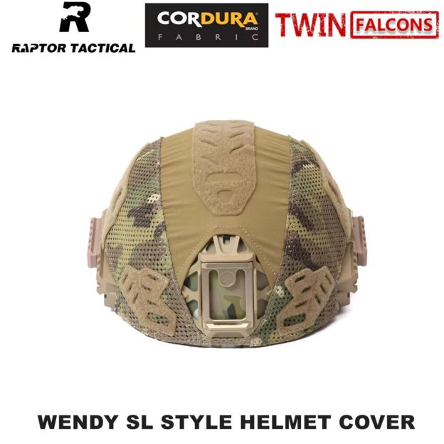 RAPTOR TACTICAL & TWINFALCONS WENDY SL STYLE HELMET COVER