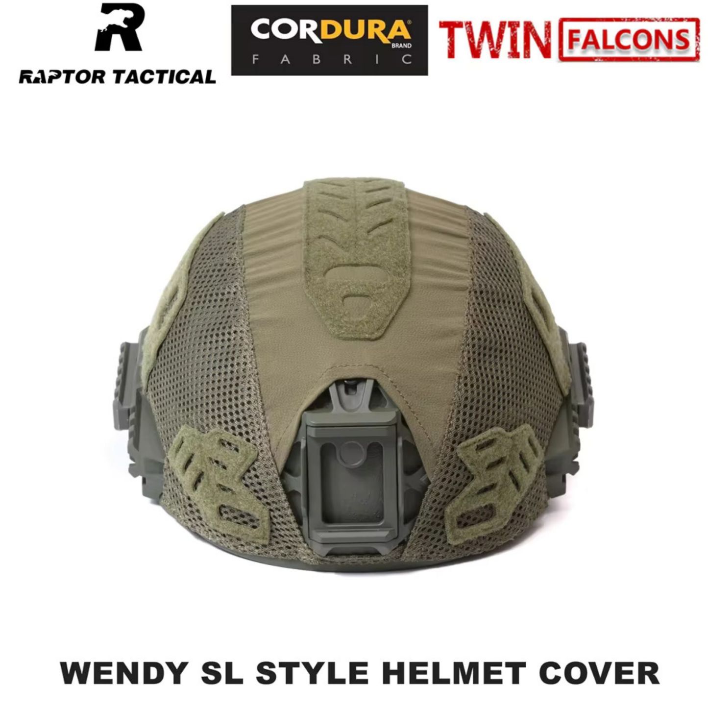 RAPTOR TACTICAL & TWINFALCONS WENDY SL STYLE HELMET COVER