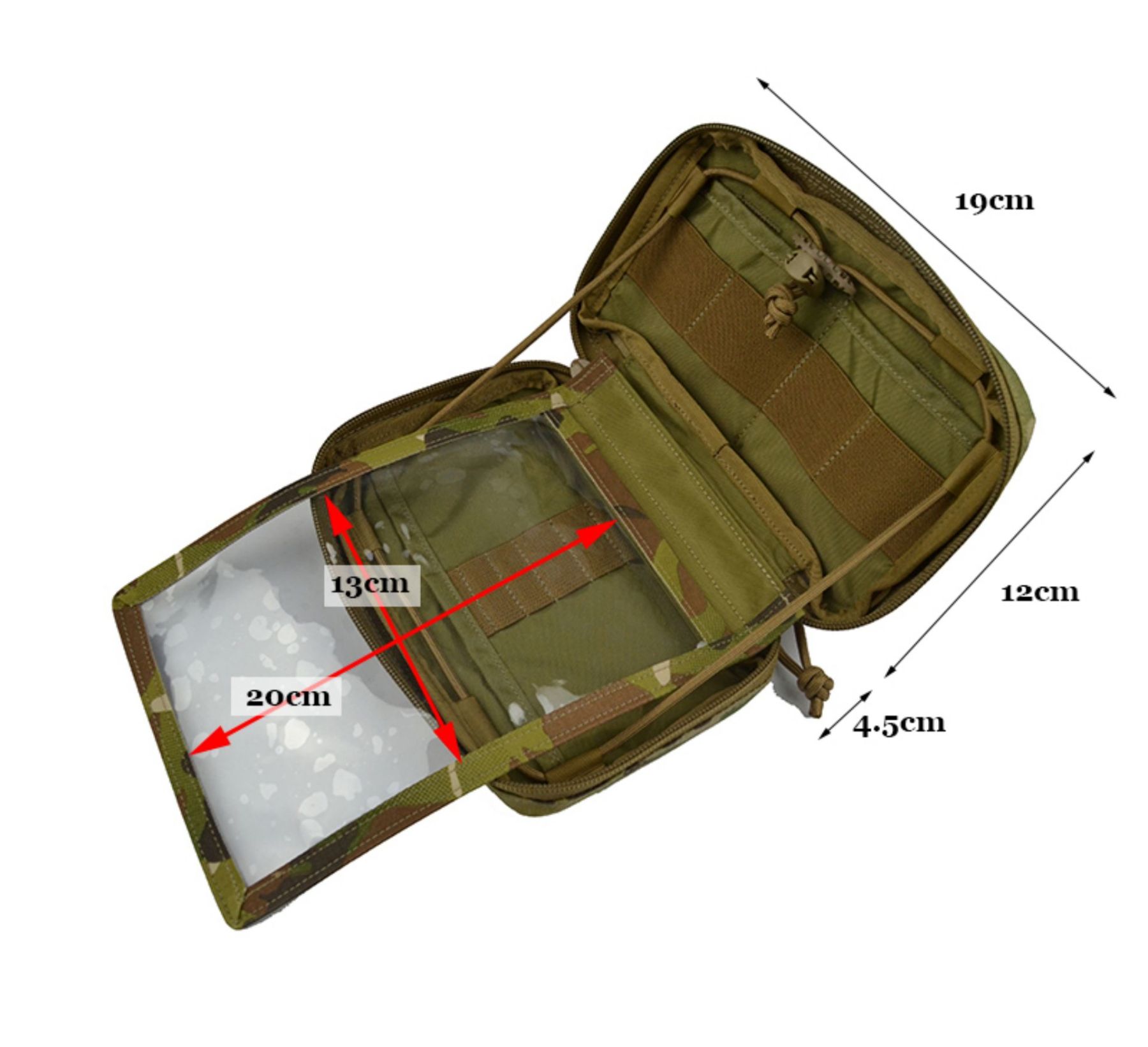 TWINFALCONS ZIPPER ADMIN POUCH[TW-P089]