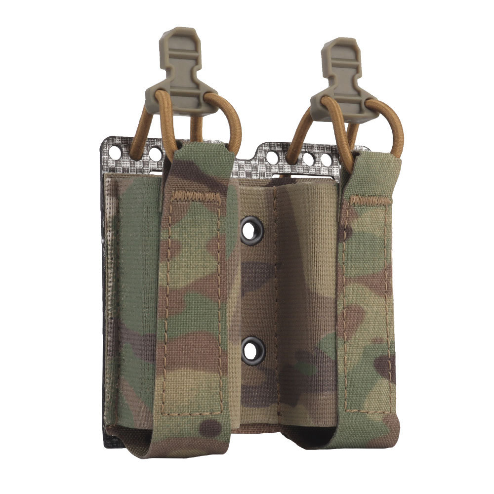 WOSPORT DOUBLE ELASTIC MAG POUCH（PISTOL） [WST-MG-70]