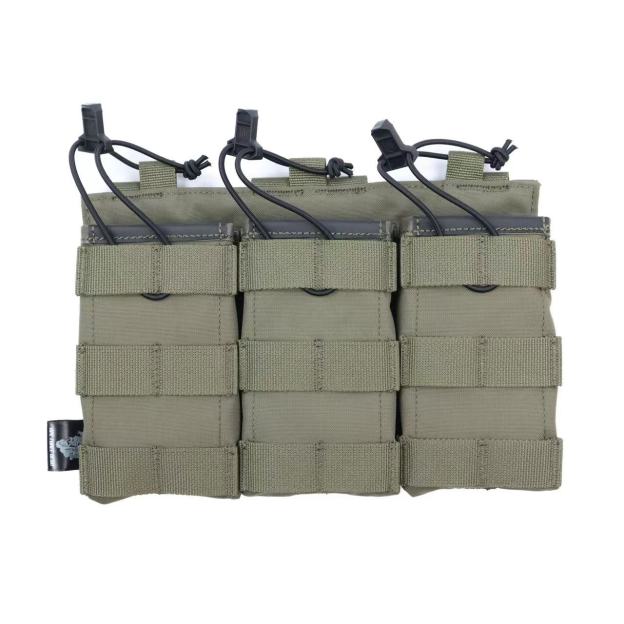 APE FORCE GEAR  M4 3-MAG POUCH RANGER LONG