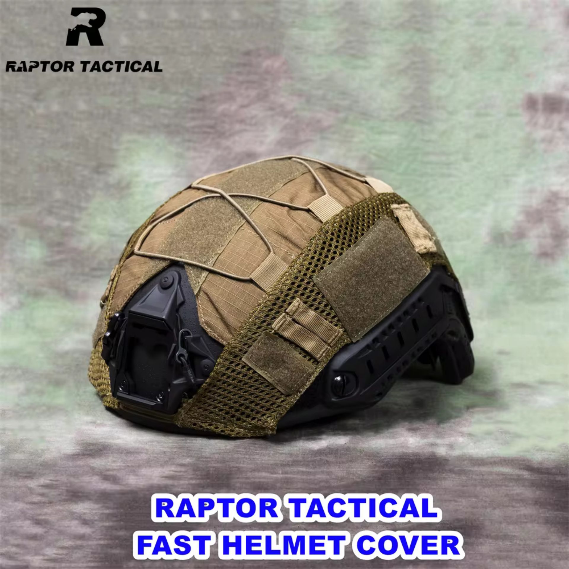 RAPTOR TACTICAL TACTICAL HELMET COVER 500D FOR FAST HELMET [R-HC-FA01]