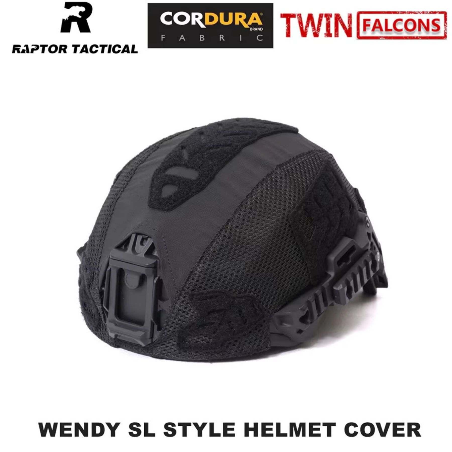 RAPTOR TACTICAL & TWINFALCONS WENDY SL STYLE HELMET COVER