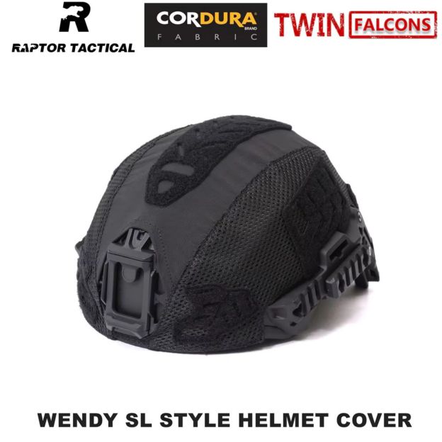 RAPTOR TACTICAL & TWINFALCONS WENDY SL STYLE HELMET COVER