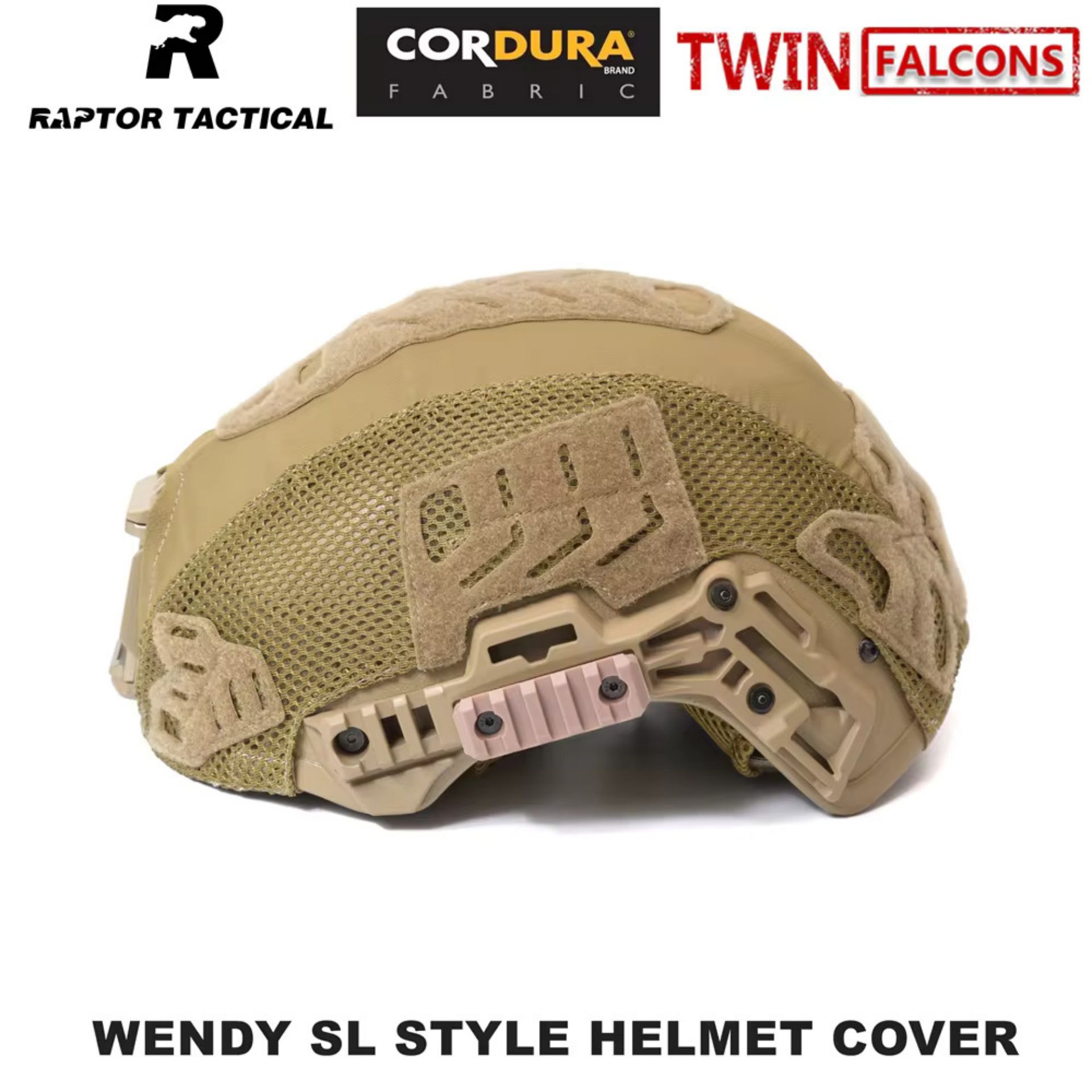 RAPTOR TACTICAL & TWINFALCONS WENDY SL STYLE HELMET COVER