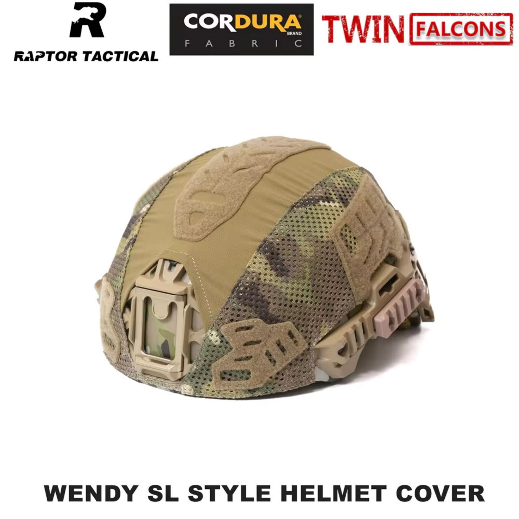 RAPTOR TACTICAL & TWINFALCONS WENDY SL STYLE HELMET COVER