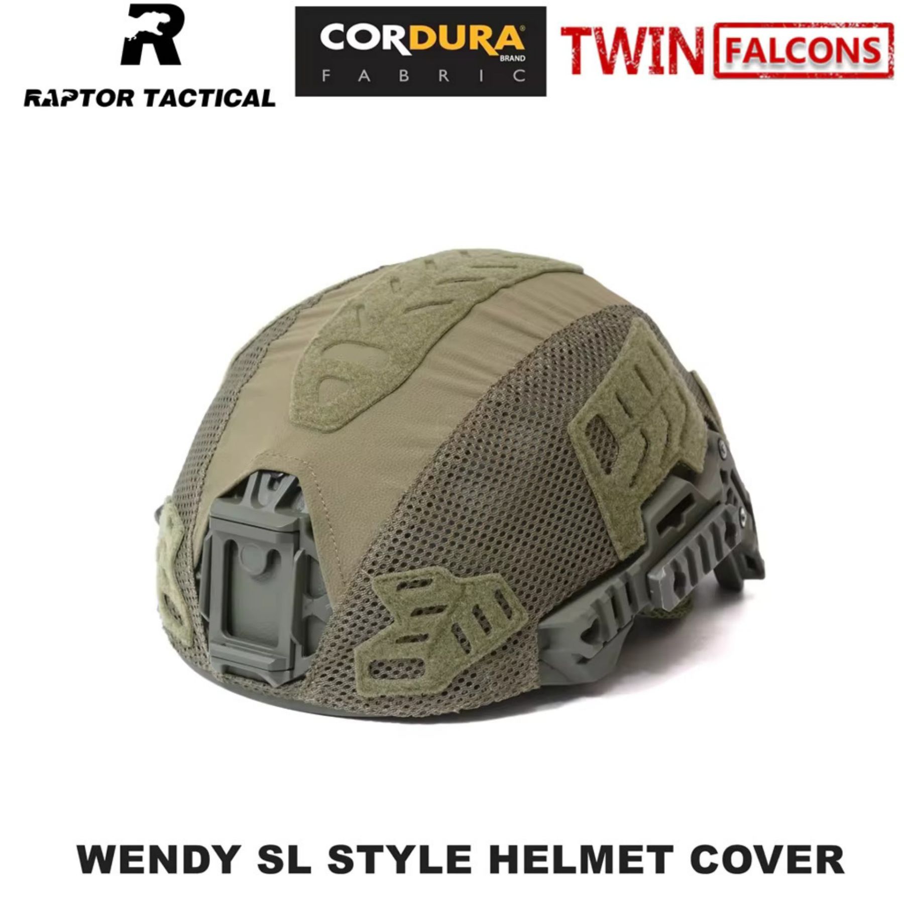 RAPTOR TACTICAL & TWINFALCONS WENDY SL STYLE HELMET COVER
