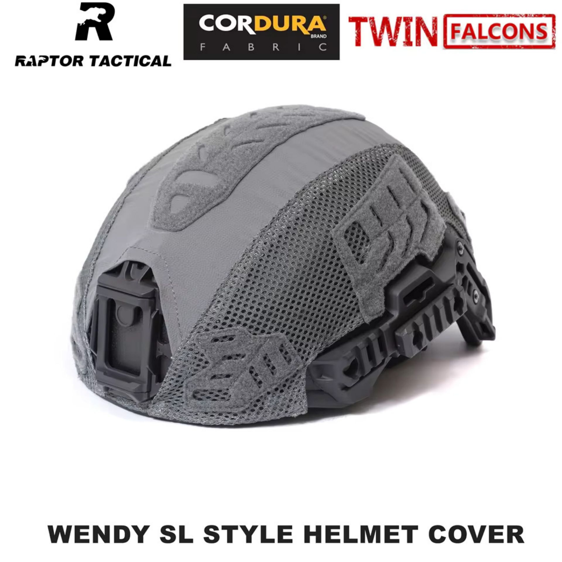 RAPTOR TACTICAL & TWINFALCONS WENDY SL STYLE HELMET COVER