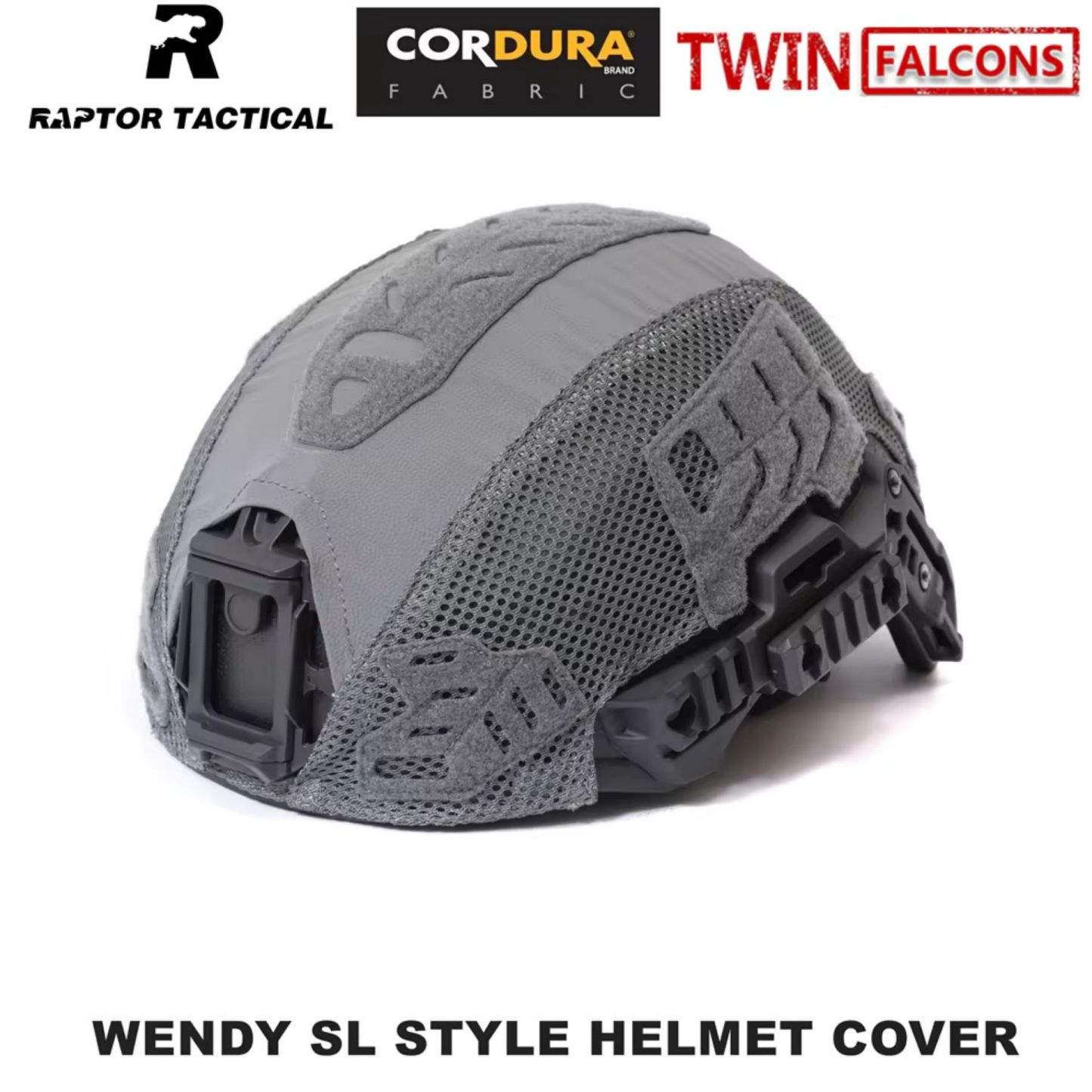 RAPTOR TACTICAL & TWINFALCONS WENDY SL STYLE HELMET COVER
