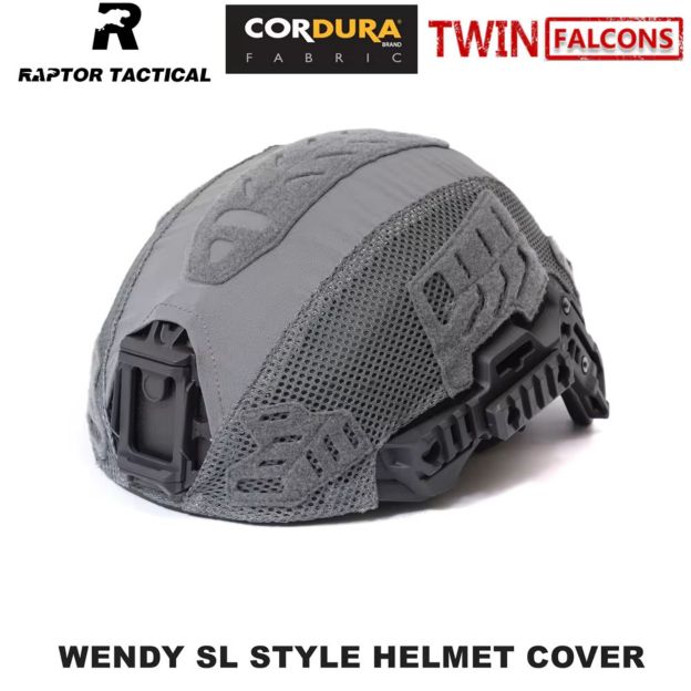 RAPTOR TACTICAL & TWINFALCONS WENDY SL STYLE HELMET COVER