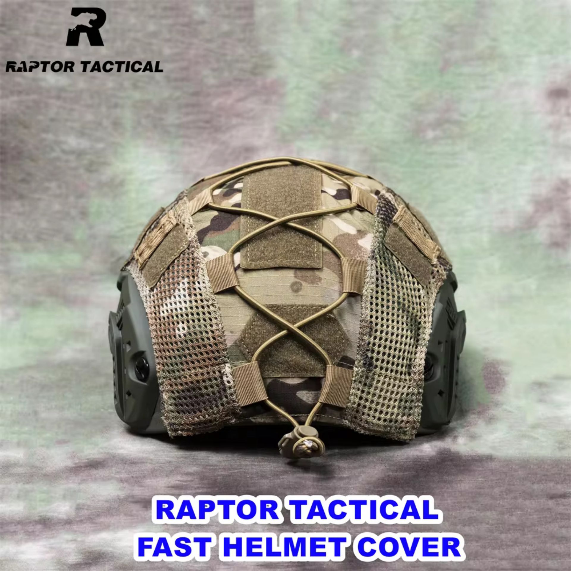 RAPTOR TACTICAL TACTICAL HELMET COVER 500D FOR FAST HELMET [R-HC-FA01]