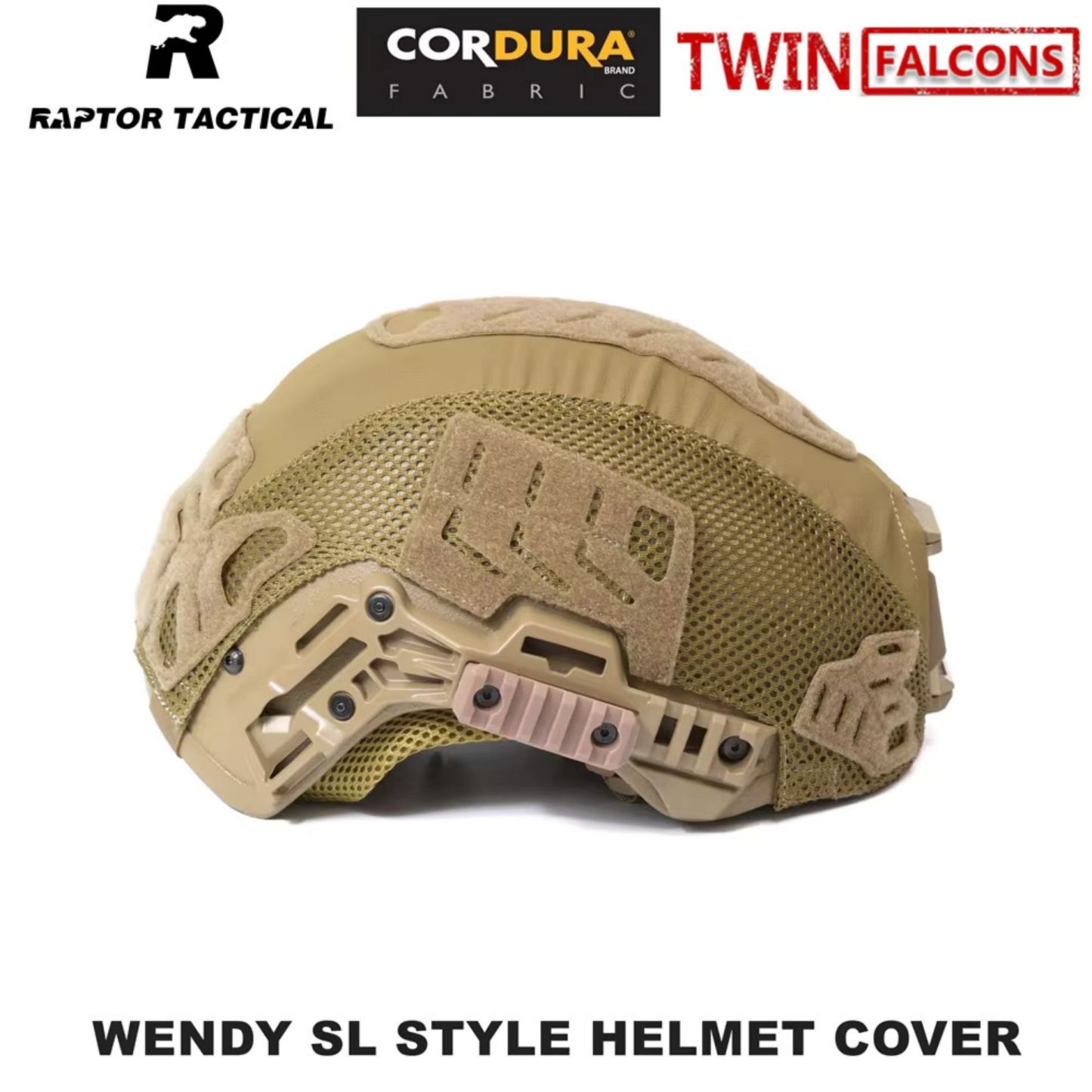 RAPTOR TACTICAL & TWINFALCONS WENDY SL STYLE HELMET COVER