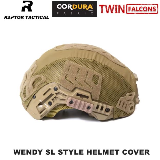 RAPTOR TACTICAL & TWINFALCONS WENDY SL STYLE HELMET COVER