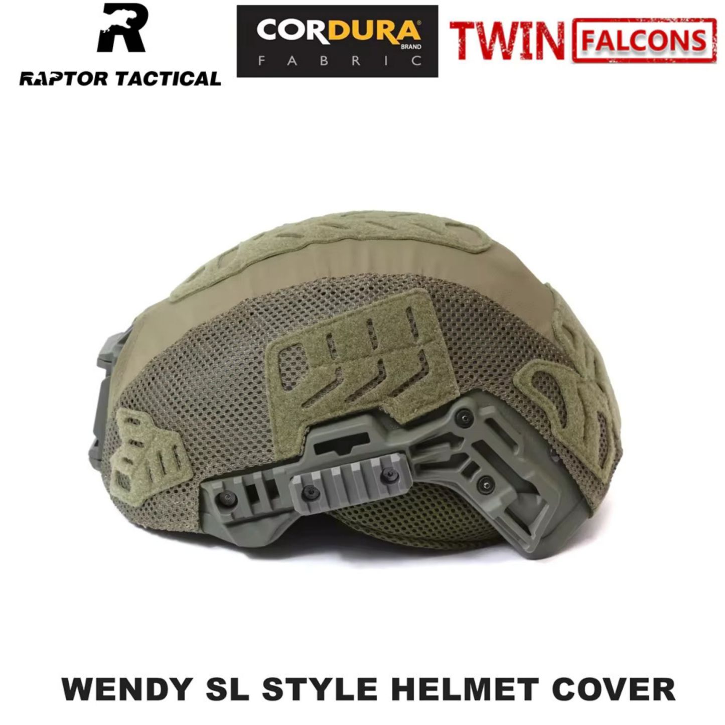 RAPTOR TACTICAL & TWINFALCONS WENDY SL STYLE HELMET COVER