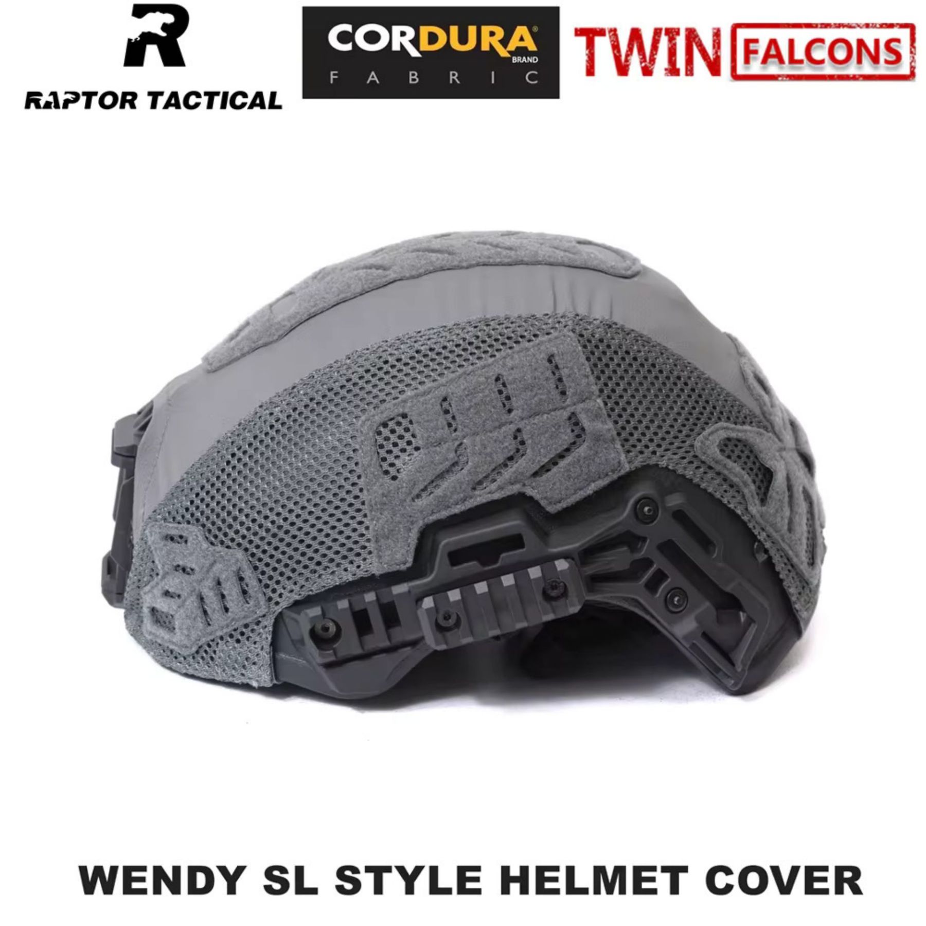 RAPTOR TACTICAL & TWINFALCONS WENDY SL STYLE HELMET COVER