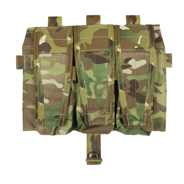 APE FORCE GEAR DETACHABLE FLAP TRIPLE M4 MAG POUCHES PANEL