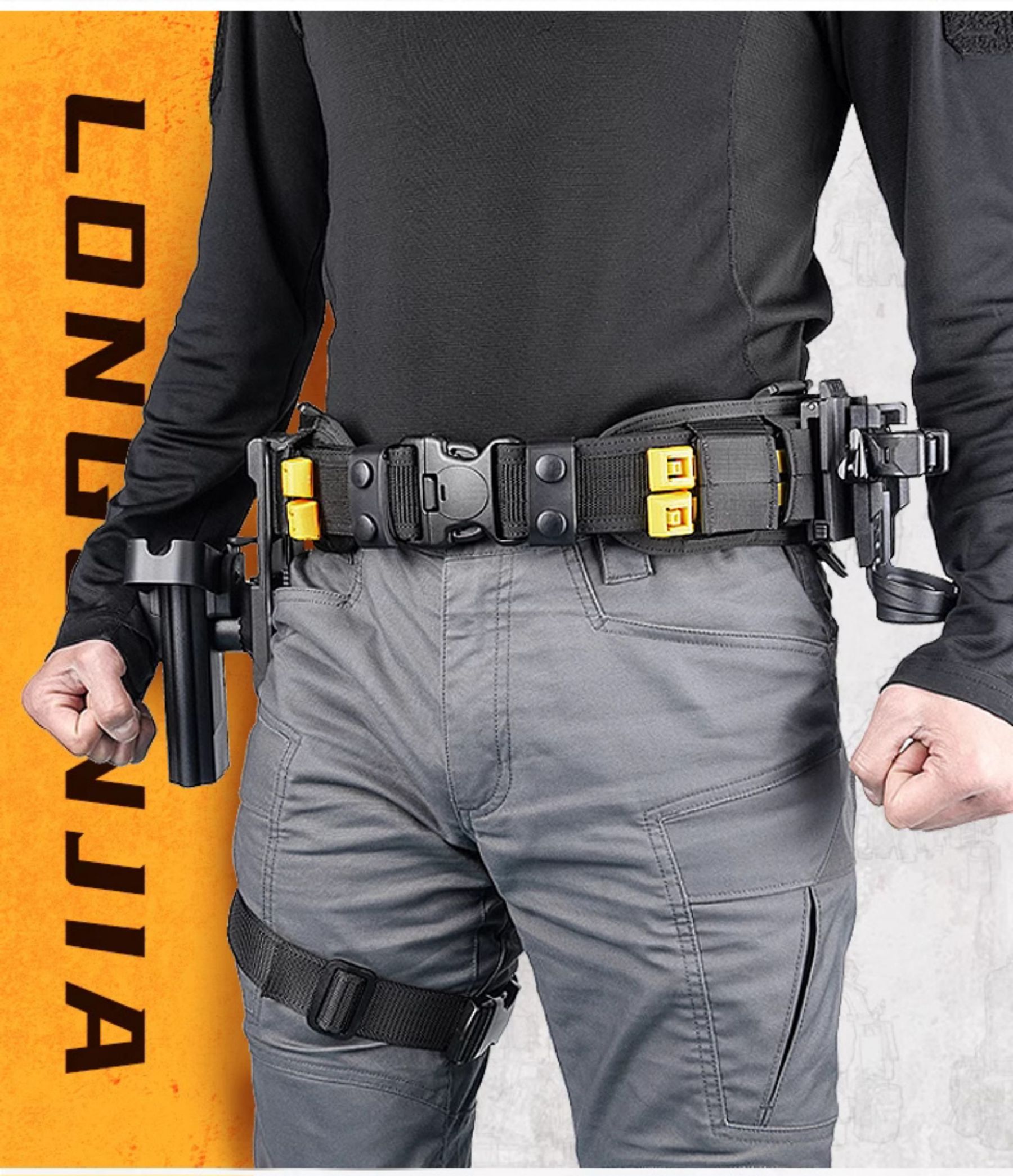LONG LIN JIA 50MM TACTICAL OUTER BELT(PLASTIC BUCKLE）[LLJ-A119202]