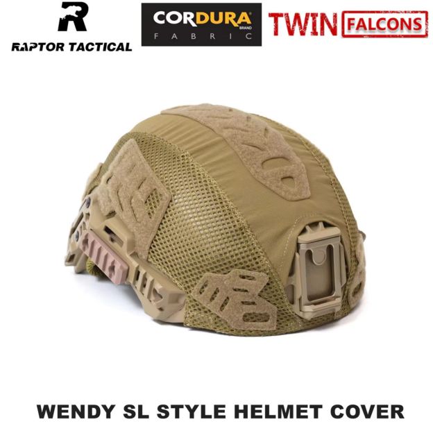 RAPTOR TACTICAL & TWINFALCONS WENDY SL STYLE HELMET COVER