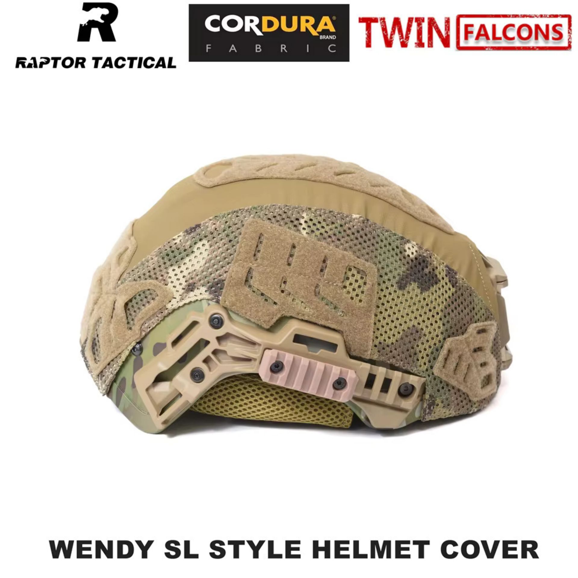 RAPTOR TACTICAL & TWINFALCONS WENDY SL STYLE HELMET COVER