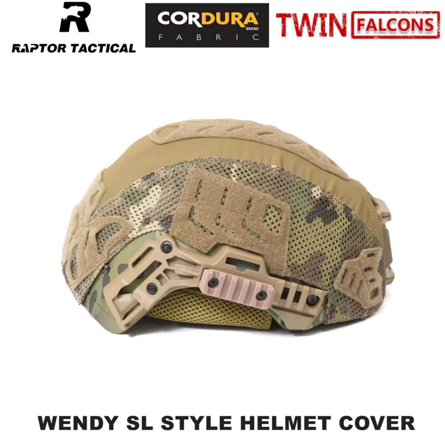 RAPTOR TACTICAL & TWINFALCONS WENDY SL STYLE HELMET COVER