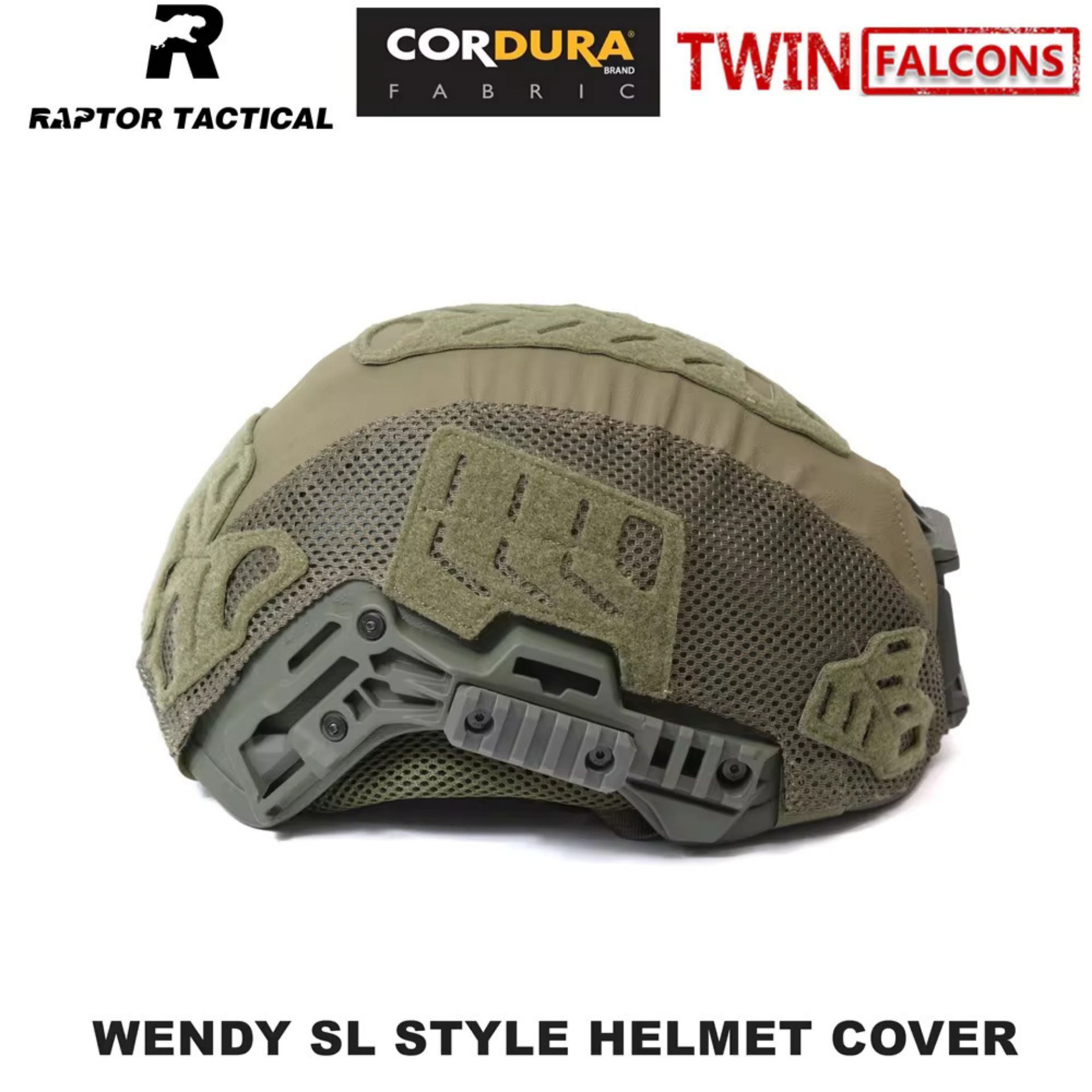 RAPTOR TACTICAL & TWINFALCONS WENDY SL STYLE HELMET COVER