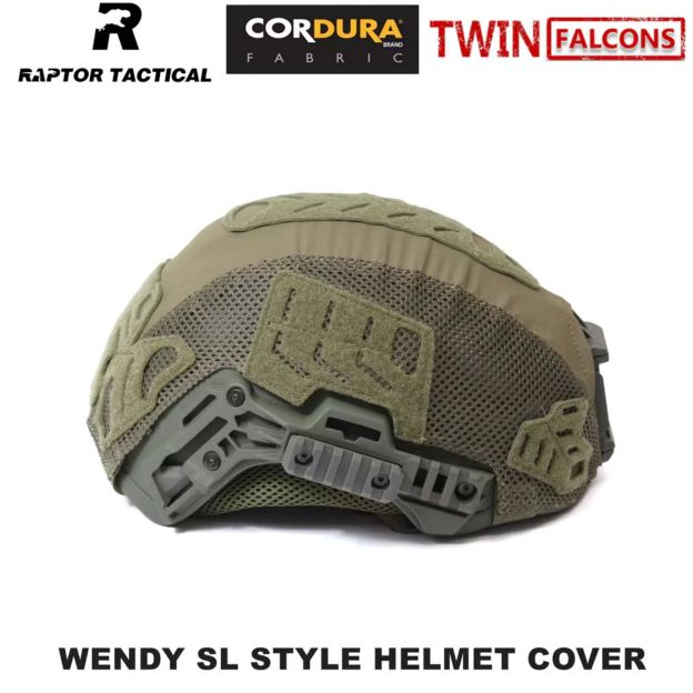 RAPTOR TACTICAL & TWINFALCONS WENDY SL STYLE HELMET COVER