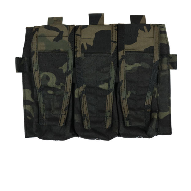 APE FORCE GEAR DETACHABLE FLAP TRIPLE M4 MAG POUCHES PANEL