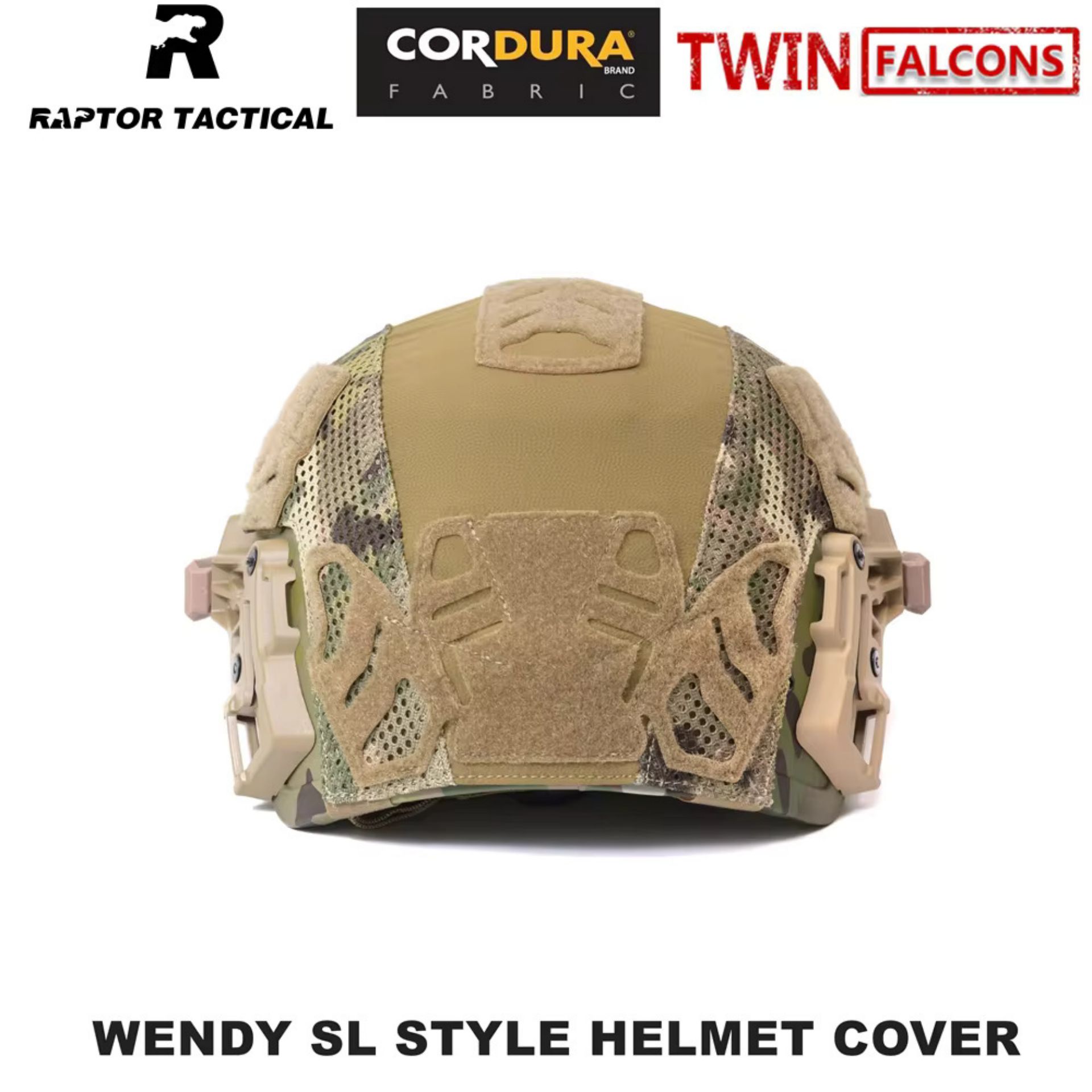 RAPTOR TACTICAL & TWINFALCONS WENDY SL STYLE HELMET COVER