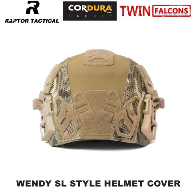 RAPTOR TACTICAL & TWINFALCONS WENDY SL STYLE HELMET COVER
