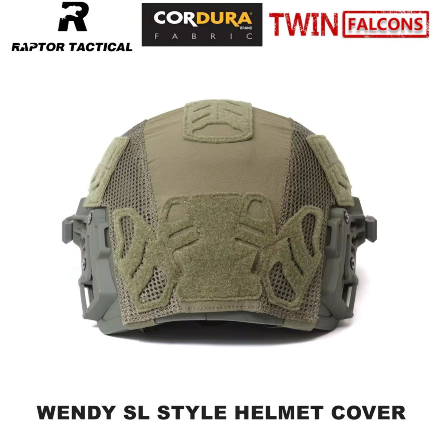 RAPTOR TACTICAL & TWINFALCONS WENDY SL STYLE HELMET COVER