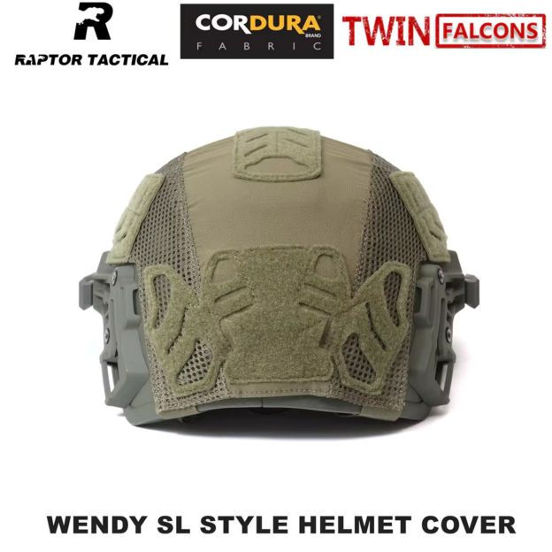 RAPTOR TACTICAL & TWINFALCONS WENDY SL STYLE HELMET COVER