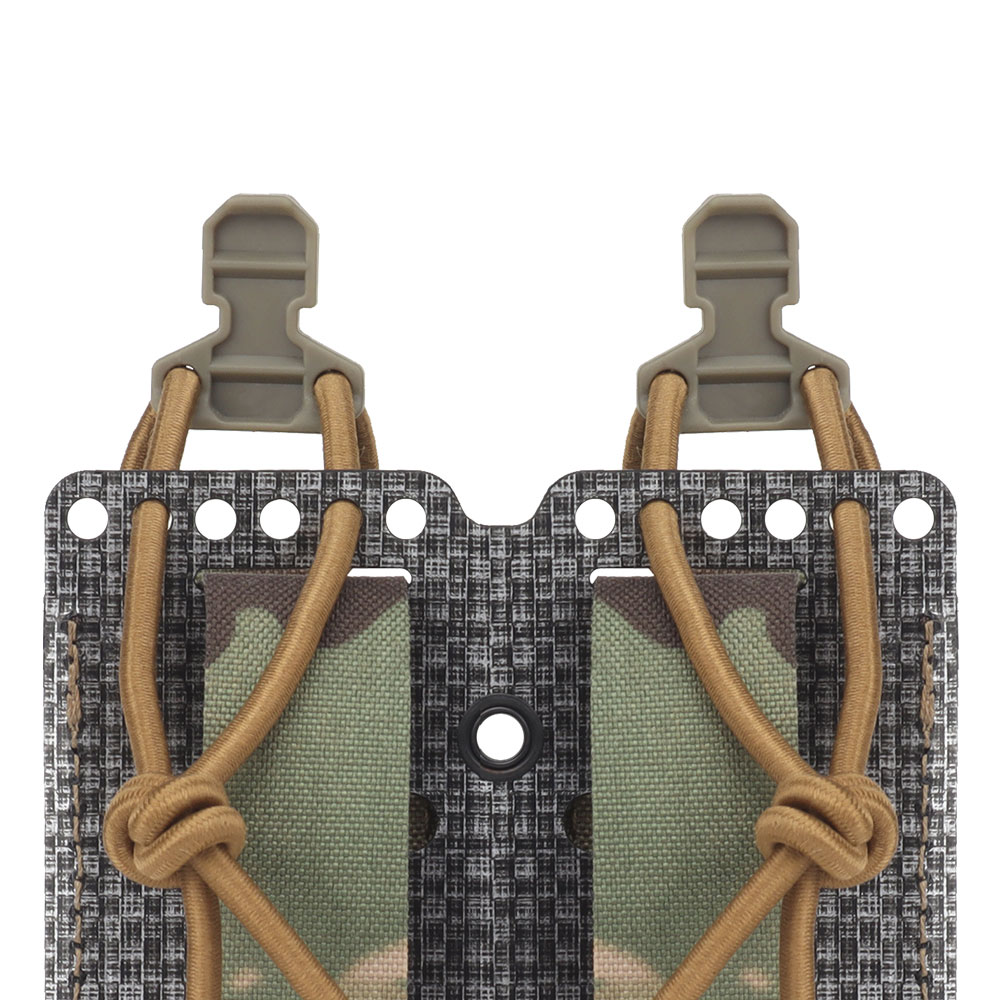 WOSPORT DOUBLE ELASTIC MAG POUCH（PISTOL） [WST-MG-70]