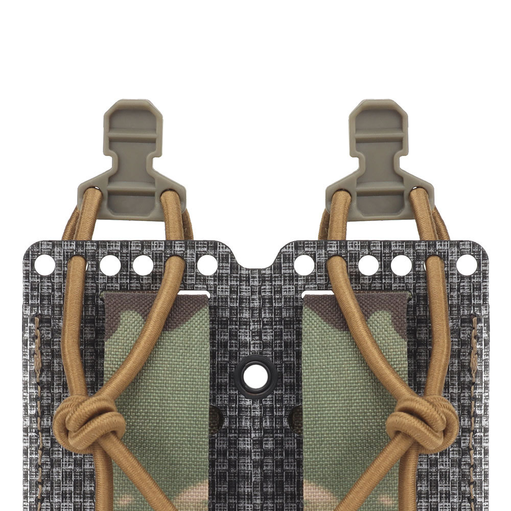 WOSPORT DOUBLE ELASTIC MAG POUCH（PISTOL） [WST-MG-70]