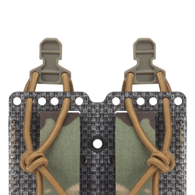WOSPORT DOUBLE ELASTIC MAG POUCH（PISTOL） [WST-MG-70]