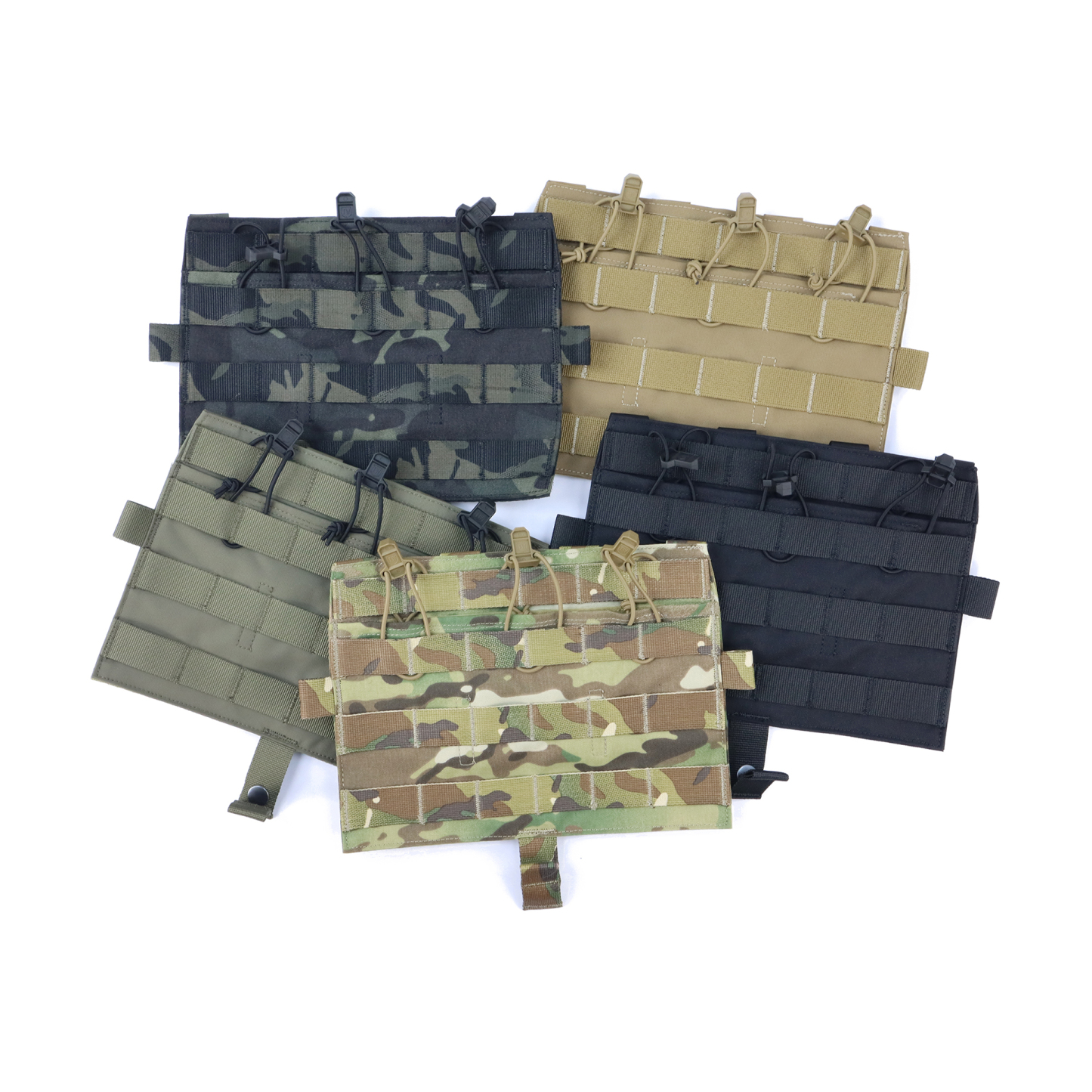 APE FORCE GEAR DETACHABLE FLAP TRIPLE M4 MAG FLAT PANEL