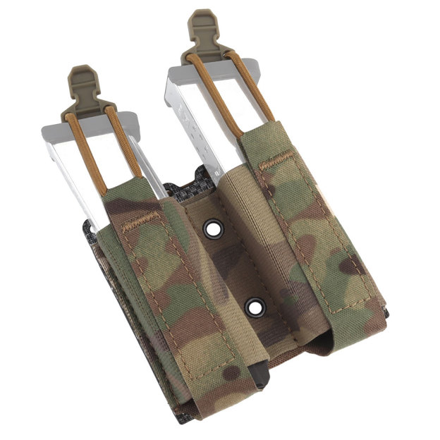 WOSPORT DOUBLE ELASTIC MAG POUCH（PISTOL） [WST-MG-70]