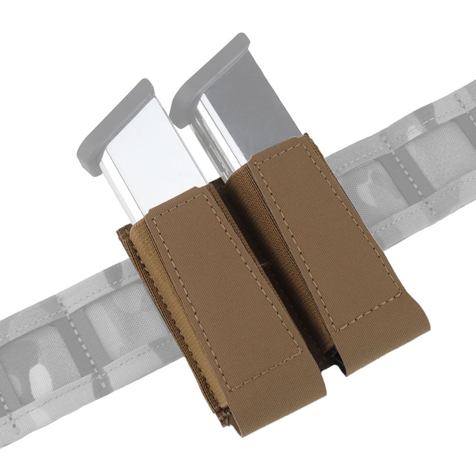WOSPORT OPEN TYPE DOUBLE PISTOL MAG POUCHES [WST-MG-72]