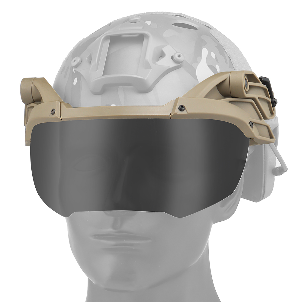 WOSPORT TACTICAL HELMET FLIP GOGGLES [WST-GG-002]