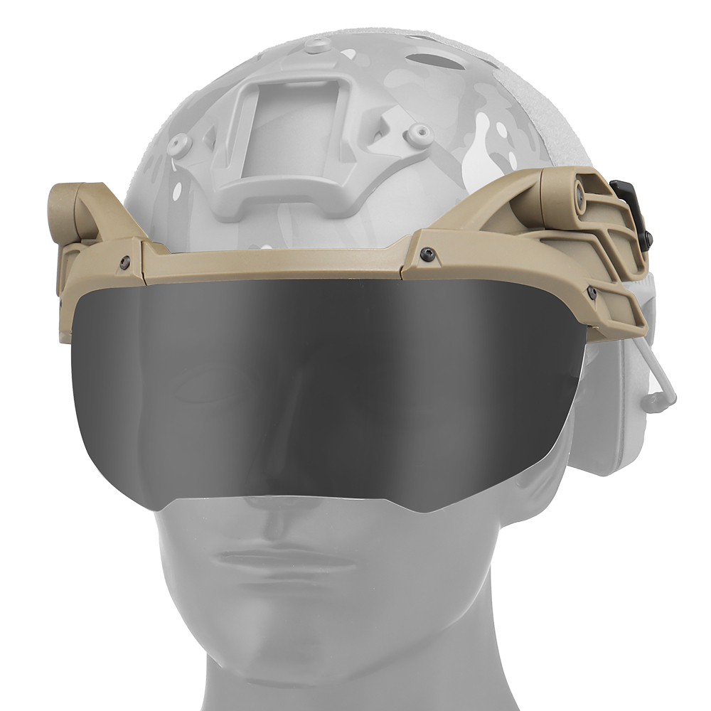 WOSPORT TACTICAL HELMET FLIP GOGGLES [WST-GG-002]