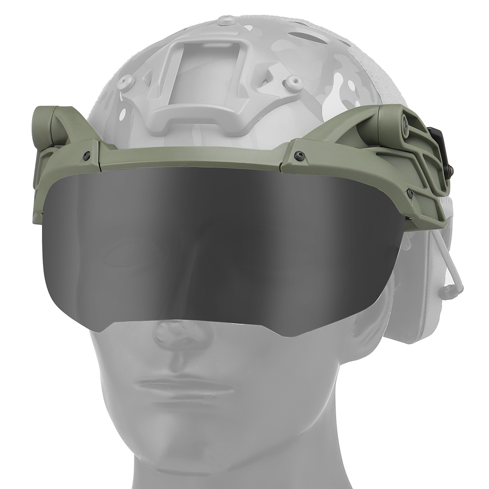 WOSPORT TACTICAL HELMET FLIP GOGGLES [WST-GG-002]